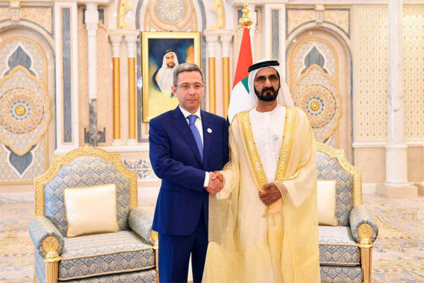 Ambassador of Uzbekistan presented his credentials to UAE Vice President
