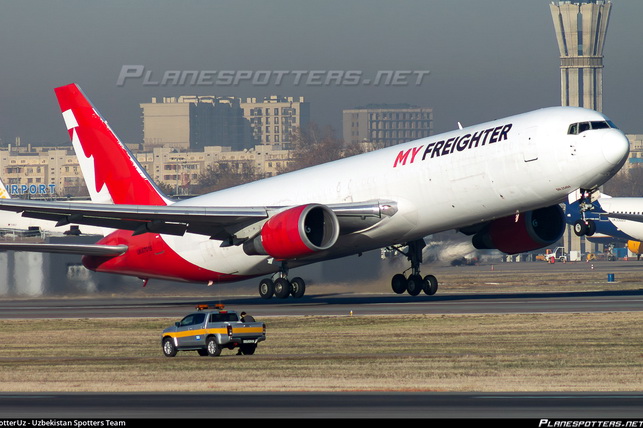 My Freighter авиакомпанияси ўз паркни саккизинчи Boeing 767-300 юк самолёти билан тўлдирди