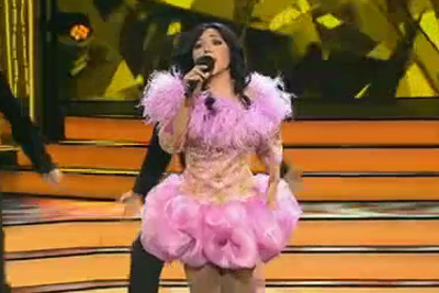 Севара Назархан заняла девятое место во втором раунде шоу «Точь-в-точь» (видео)