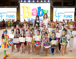 Baby Rhythmic Gymnastics Tournament ends in Tashkent