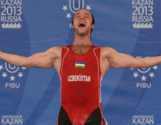 Weightlifter Ruslan Nurudinov wins gold medal of Universiade