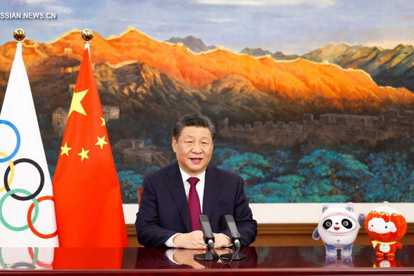 China will do its best to deliver "streamlined, safe and splendid" Olympic Winter Games: Xi