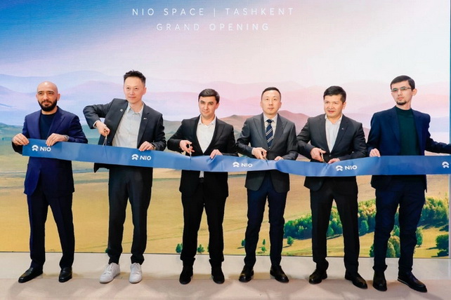 Chinese Electric Vehicle Maker NIO Opens First Showroom in Uzbekistan