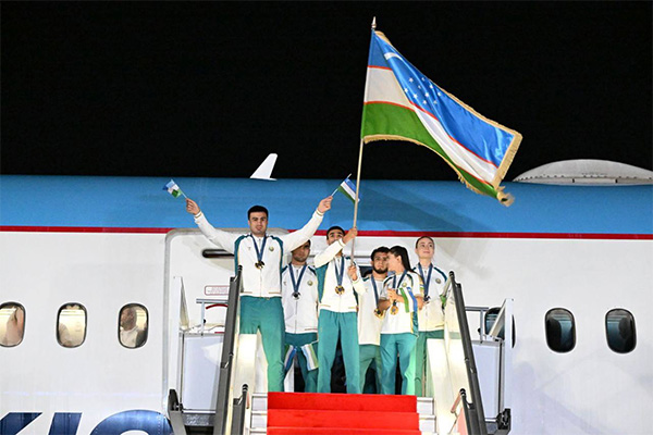 Uzbekistan’s Olympic team honored with a grand welcome in Tashkent