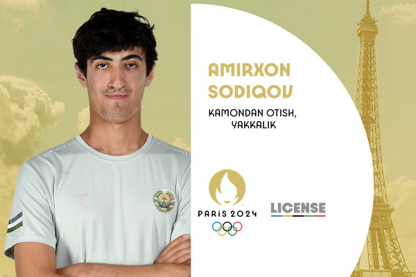 Amirkhon Sodikov to represent Uzbekistan at the Paris 2024 Summer Olympics