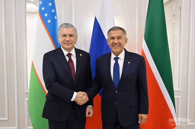 President of Uzbekistan emphasizes the importance of further expanding multifaceted cooperation with Tatarstan