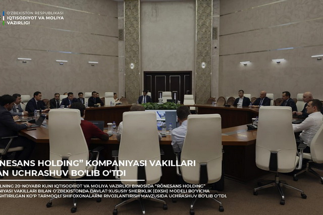 Rönesans Holding планирует развивать сеть больниц в Узбекистане