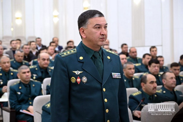 Abdumajid Shermuxamedov Xorazm viloyati IIV boshlig‘i etib tayinlandi