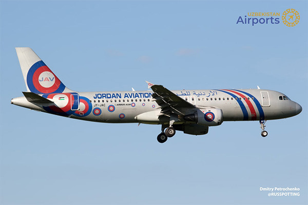 Jordan Aviation планирует полеты в Узбекистан