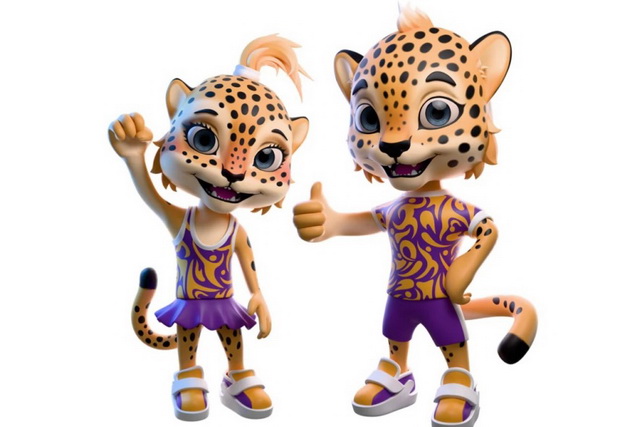 The mascots for the III CIS Games unveiled