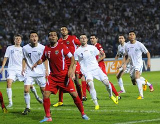 Uzbekistan loses to Jordan on penalties