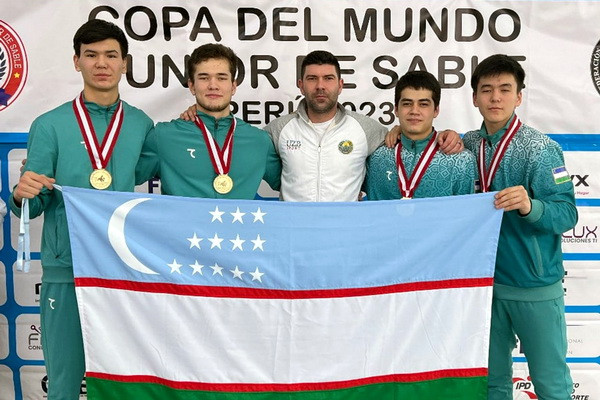 Uzbek saber fencers win gold medals of the World Cup in Peru