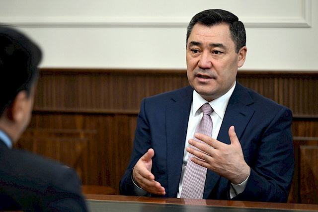 Садыр Жапаров: Мы проводим многовекторную внешнюю политику