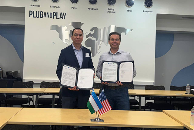 Делегация Узбекистана посетила головной офис Plug and Play в США