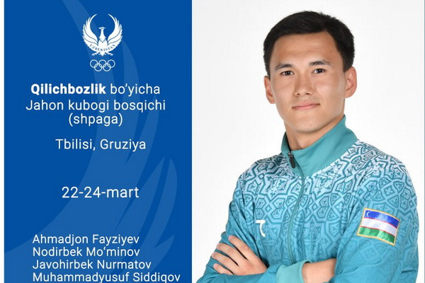 Fencers of the Uzbekistan national team to take part in the World Epee Cup in Tbilisi