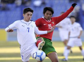 Юношеская сборная Узбекистана начинает с победы