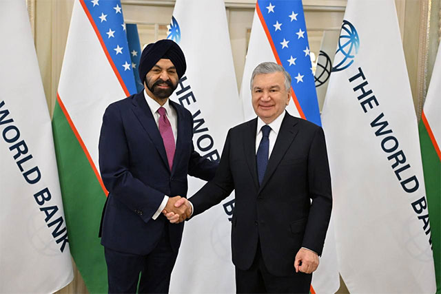 Президент Узбекистана провёл встречу с главой Группы Всемирного банка в Нью-Йорке