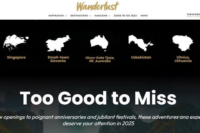 Узбекистан вошел в список лучших туристических направлений Wanderlust на 2025 год