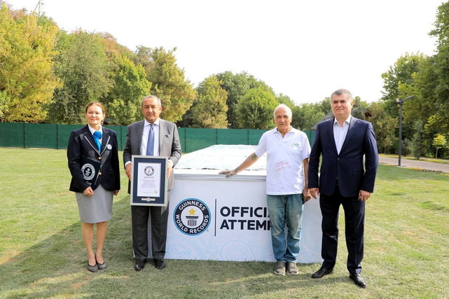 В Ташкентской области установлен новый рекорд Гиннесса