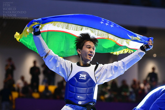 Узбекский таэквондист завоевал золото ЧМ в Ташкенте
