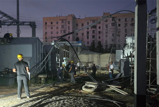 Energy Ministry Fixing Substation Fault in Tashkent