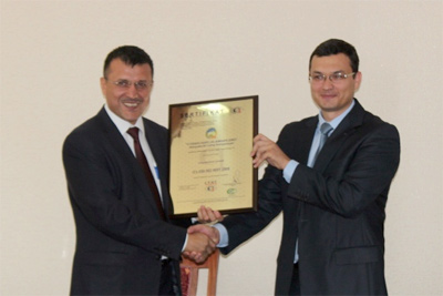 Компания «Узсельхозмашлизинг» получила международный сертификат по ISO 9001