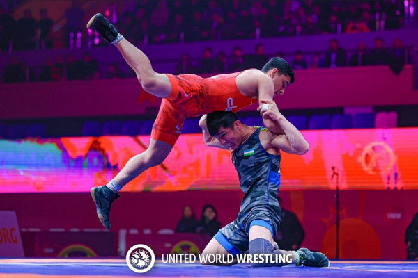 Greco-Roman wrestlers of Uzbekistan complete the first day of the Asian Wrestling Championship with 3 medals