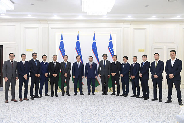 Uzbek FM Meets with Leading Japanese Companies