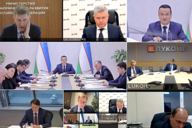 Товарооборот Узбекистана и России достиг $9,7 млрд.