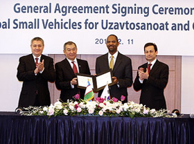 General Motors и АК «Узавтосаноат» подписали меморандум