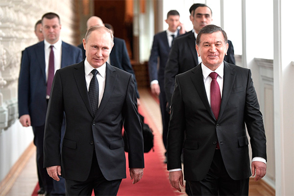 Мирзиёев и Путин обсудили узбекско-российские отношения