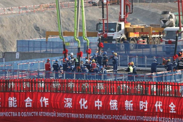 First Concrete laid at Xudapu NPP Power Unit 4 in China