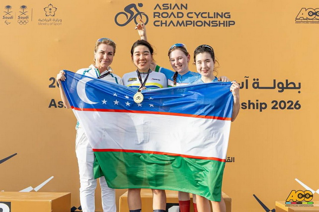 Самира Исмоилова - чемпионка Азии по велошоссе