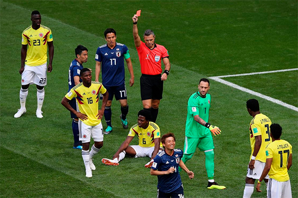 Япония обыграла Колумбию