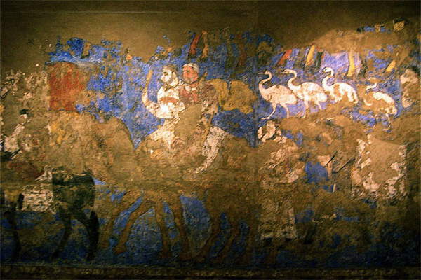 Завершена реставрация фрески «Зал послов»