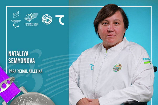 Hangzhou 2022: Natalia Semenova - silver medalist of the Para Asian Games!