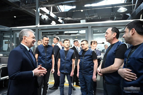 Президент “Гавҳар груп” корхонасини бориб кўрди
