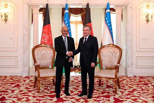 Presidents of Uzbekistan and Afghanistan hold talks in Bishkek