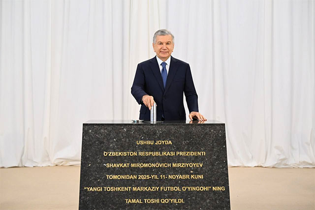 В Новом Ташкенте дан старт строительству стадиона на 55 тысяч мест