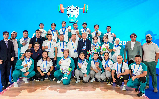 Узбекистан выиграл командный зачёт на чемпионате Азии по тяжёлой атлетике среди юниоров и молодёжи