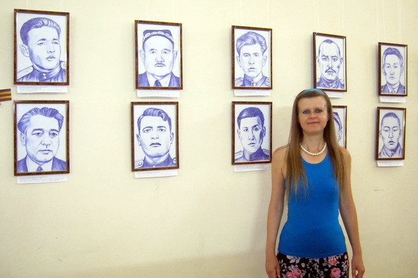 Elena Kirmizi Nar написала новые портреты героев Узбекистана