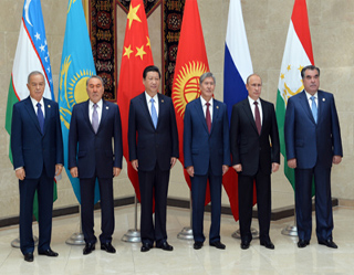 Islam Karimov participates at SCO summit in Bishkek