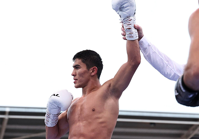 Muydinkhujaev secures second professional boxing win