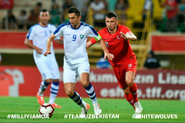 Сборная Узбекистана проиграла Турции в товарищеском матче