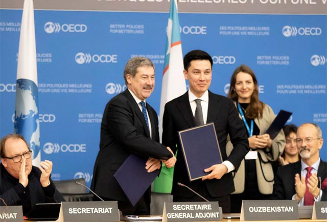 Узбекистан подписал Меморандум с ОЭСР, открывающий новый этап интеграции в мировую экономику