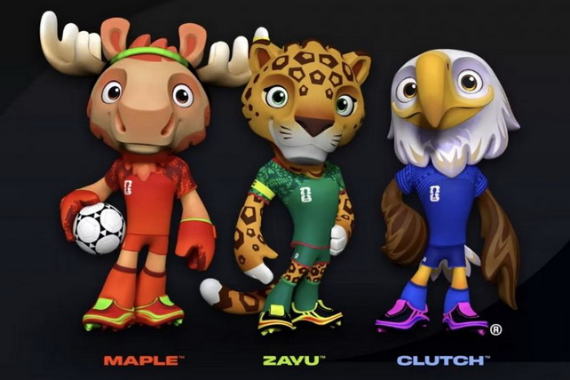 ФИФА представила официальных талисманов ЧМ-2026 в США, Канаде и Мексике