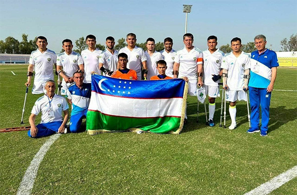 National team of Uzbekistan among disabled amputees win the bronze medals of the World Championship