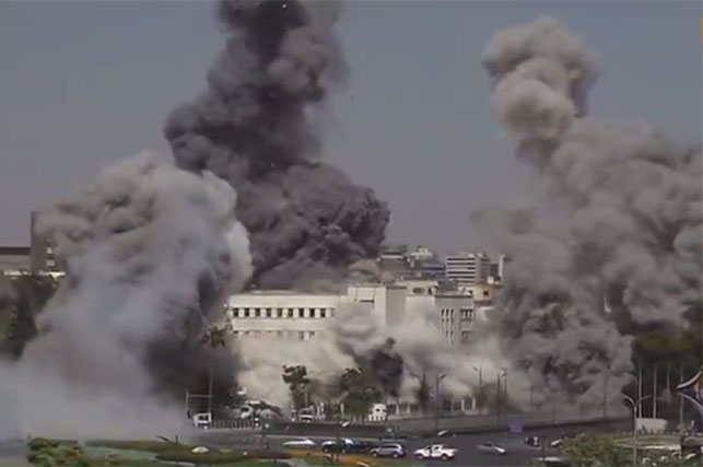 Израиль нанёс авиаудар по району президентского дворца в Дамаске