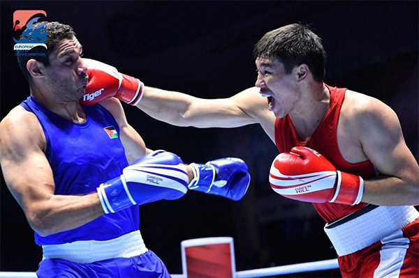 Madiyar Saidrahimov wins the silver medal of the Asian Boxing Championship
