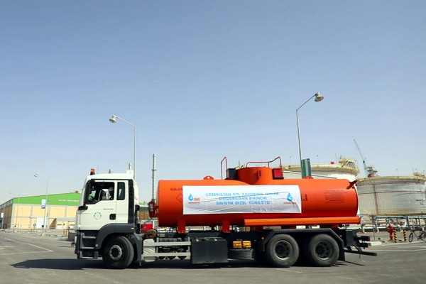 С завода Uzbekistan GTL отгружена первая партия синтетического дизельного топлива